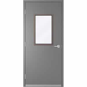 Half Lite Wide Stile Industrial Fire Door