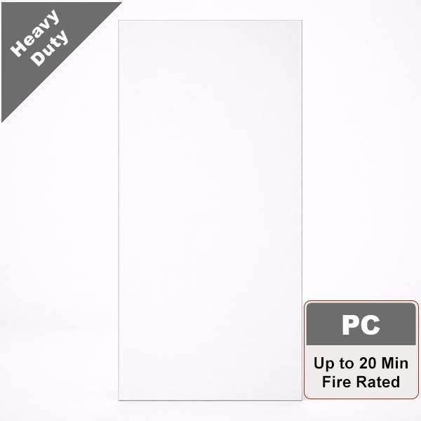 Primed MDO Commercial Wood Door with Particleboard Core, Paint Grade