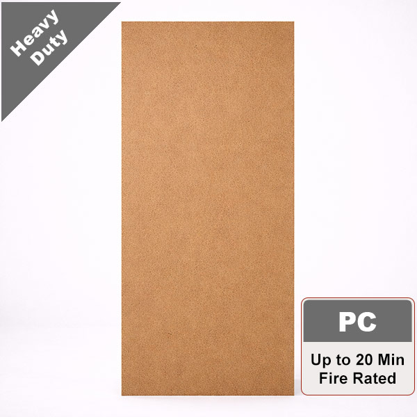 Raw Hardboard Commercial Wood Door with Particleboard Core, Paint Grade