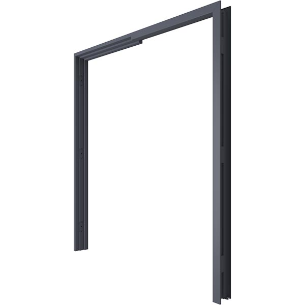 16ga Galvannealed Steel Commercial Double Egress Frame for Opposing Traffic Flow